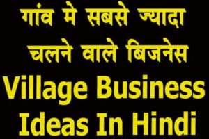 Village Business Ideas In Hindi