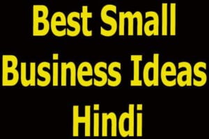 Best Small Business Ideas Hindi