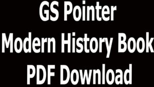 GS Pointer Modern History Book PDF Download