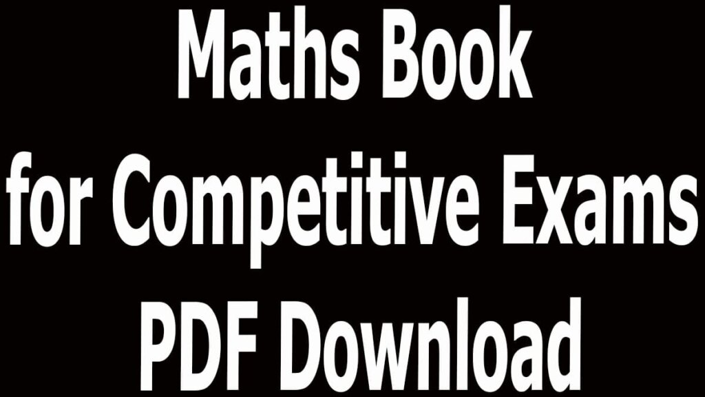 maths-book-for-competitive-exams-pdf-download