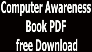 Computer Awareness Book PDF free Download