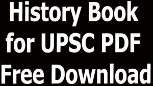 History Book for UPSC PDF Free Download