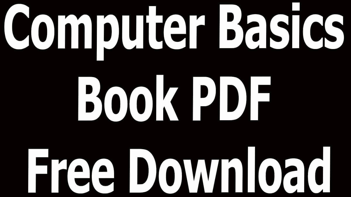 Computer Basics Book PDF Free Download