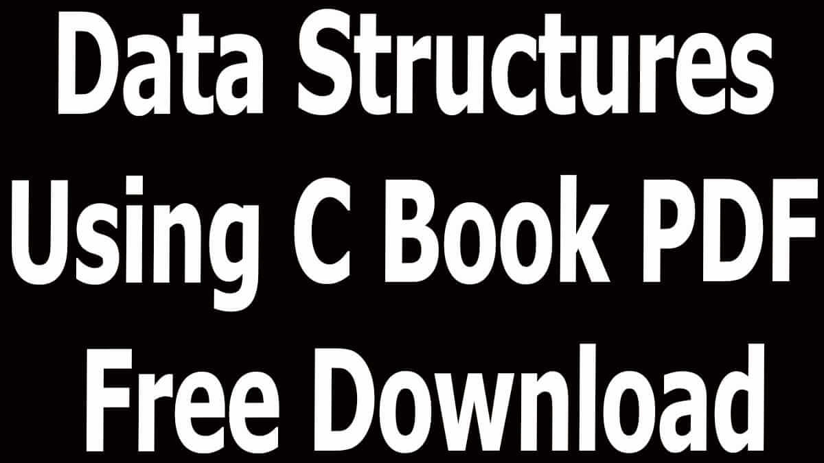 Data Structures Using C Book PDF Free Download